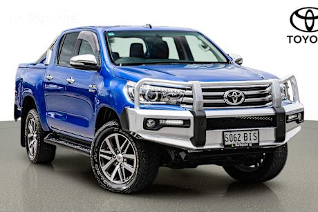 Blue 2015 Toyota Hilux Dual Cab Utility Sr5 (4X4)