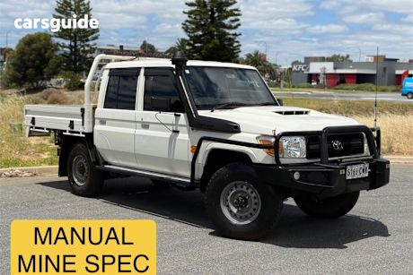 White 2023 Toyota Landcruiser Double Cab Chassis Lc79 Workmate