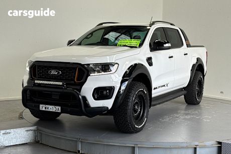 White 2021 Ford Ranger Double Cab Pick Up Wildtrak 2.0 (4X4)