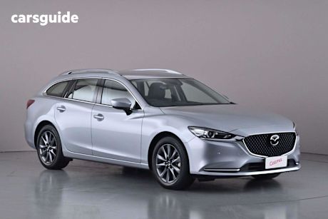 Silver 2024 Mazda 6 Wagon G25 Touring