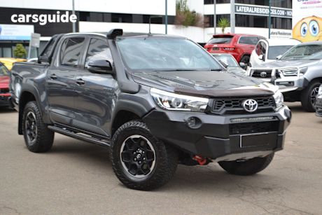 Grey 2018 Toyota Hilux Dual Cab Utility Rugged X (4X4)