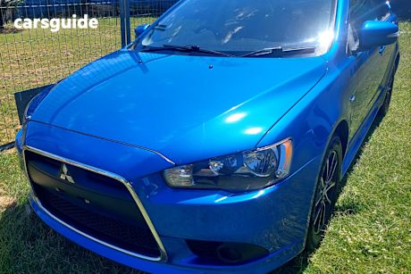 Blue 2015 Mitsubishi Lancer Sedan Es Sport