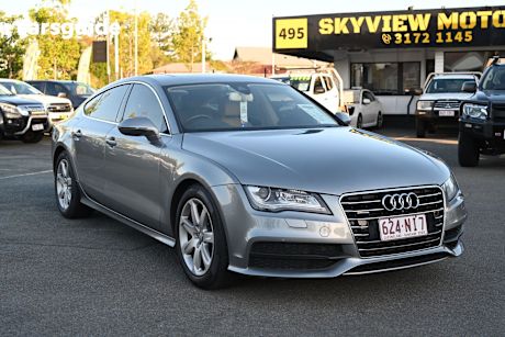 Grey 2012 Audi A7 Hatch 4G SPORTBACK 5DR. S TRONIC 7SP QUATTRO 3.0DT