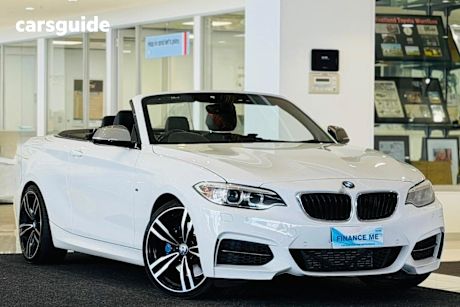 White 2016 BMW M235I Convertible