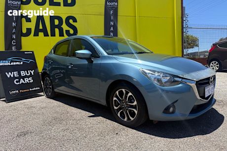Blue 2015 Mazda 2 Hatchback Genki