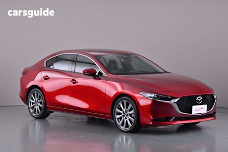 Red 2020 Mazda 3 Sedan G25 Astina