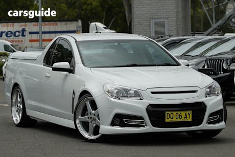 White 2014 Holden UTE Utility Sv6 Storm