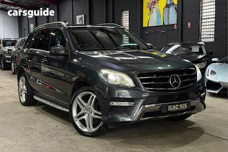 Grey 2013 Mercedes-Benz ML SUV ML350 BLUETEC 4X4