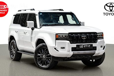 White 2024 Toyota Landcruiser Prado Wagon Kakadu