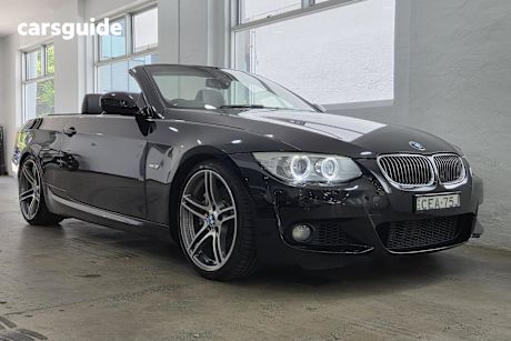 Black 2012 BMW 335I Convertible M Sport