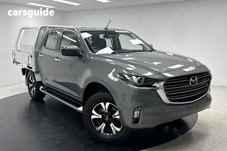 Grey 2023 Mazda BT-50 Dual Cab Chassis Xtr (4X4)