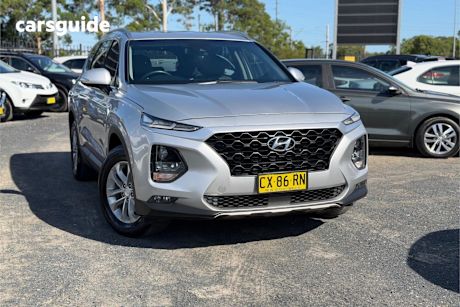 Silver 2020 Hyundai Santa FE Wagon Active Crdi (Awd)