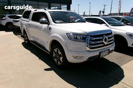 White 2021 GWM UTE Dual Cab Utility Cannon-X (4X4)