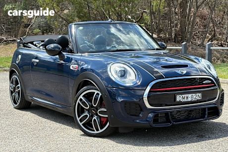 Blue 2016 Mini Cabrio Convertible S