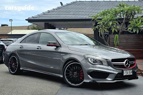 Grey 2015 Mercedes-Benz CLA45 Coupe Amg