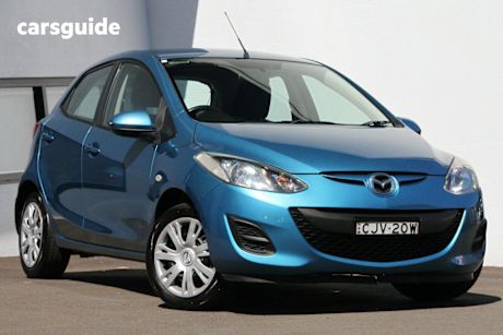 Blue 2013 Mazda 2 Hatchback Neo