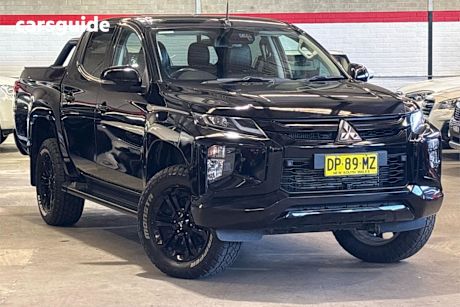 Black 2020 Mitsubishi Triton Double Cab Pick Up Gsr (4X4)