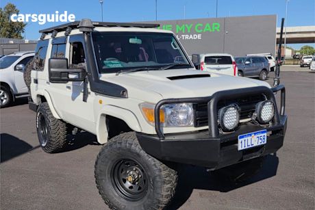 White 2011 Toyota Landcruiser Wagon Workmate (4X4)