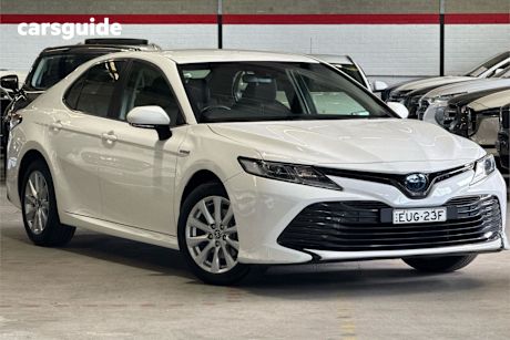White 2021 Toyota Camry Sedan Ascent