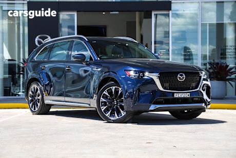 Blue 2023 Mazda CX-90 Wagon D50E Azami Mhev