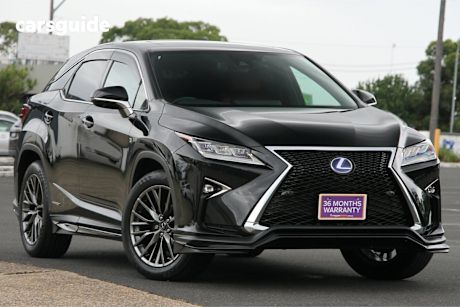 Black 2017 Lexus RX SUV F-SPORT (HYBRID)
