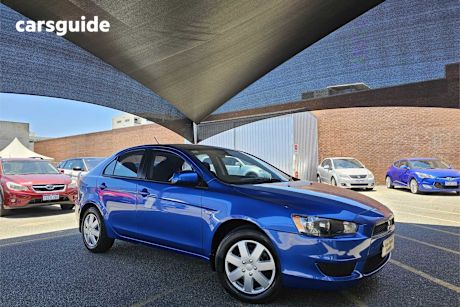 Blue 2010 Mitsubishi Lancer Sedan Es