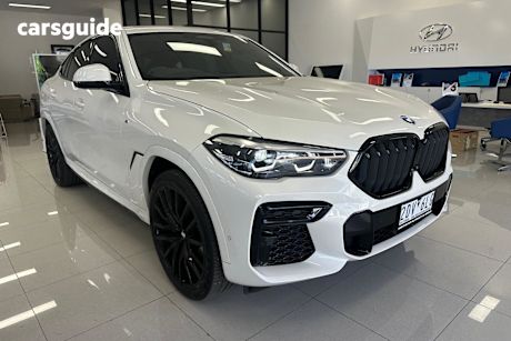White 2022 BMW X6 Coupe Xdrive40I M Sport