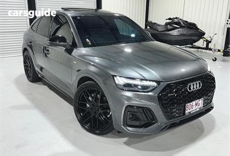Grey 2021 Audi Q5 Sportback 45 Tfsi Quattro S Line Mhev