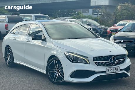White 2018 Mercedes-Benz CLA200 Wagon Shooting Brake