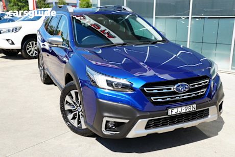 Blue 2024 Subaru Outback Wagon Awd Touring