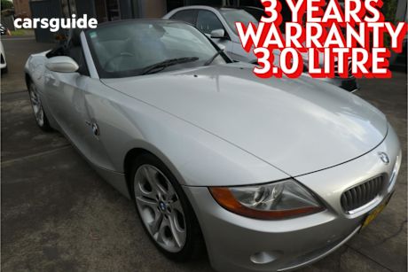 Silver 2003 BMW Z4 Roadster 3.0I