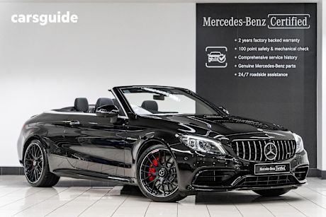Black 2021 Mercedes-Benz C63 Cabriolet S
