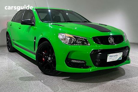 Green 2017 Holden Commodore Sedan Ss-V Redline