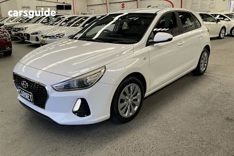 White 2019 Hyundai I30 Hatchback Go