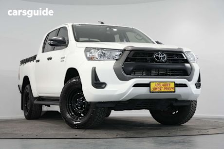 White 2020 Toyota Hilux Double Cab Pick Up Sr Hi-Rider