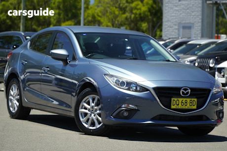 Blue 2016 Mazda 3 Sedan Maxx