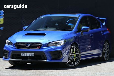 Blue 2019 Subaru WRX Sedan Sti Spec R (Wing) (Awd)