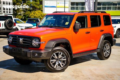 Orange 2025 GWM Tank 300 Wagon Ultra Diesel