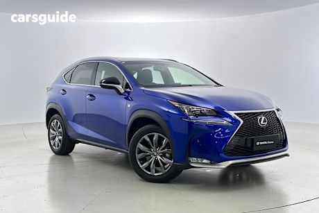 Blue 2017 Lexus NX300H Wagon F Sport Hybrid (Awd)