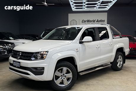 White 2018 Volkswagen Amarok Ute Tray V6 TDI 550 SPORTLINE 2H MY18