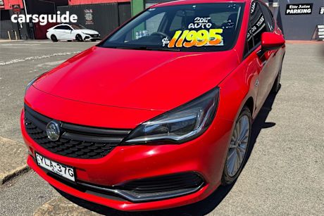 Red 2017 Holden Astra Hatchback R