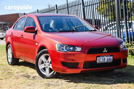 Red 2013 Mitsubishi Lancer Sedan Es
