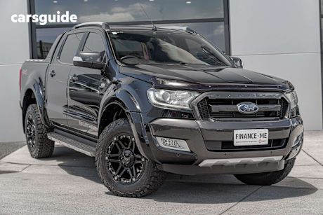 Black 2017 Ford Ranger Dual Cab Pick-up Wildtrak 3.2 (4X4)