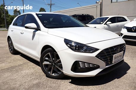 White 2021 Hyundai I30 Hatchback