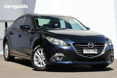 Blue 2016 Mazda 3 Sedan Touring