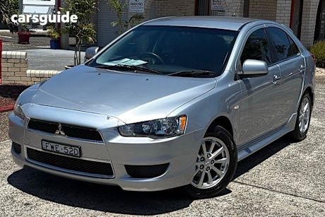 Silver 2013 Mitsubishi Lancer Sedan Lx