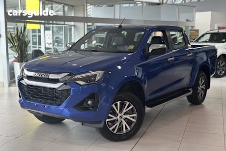 Blue 2025 Isuzu D-MAX Crew Cab Utility Ls-U+ (4X4)