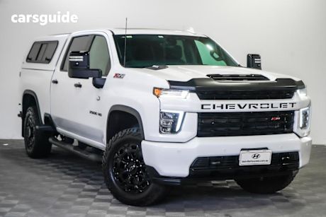 White 2023 Chevrolet Silverado HD Ute Tray LTZ PREMIUM W/TECH PACK 4X4