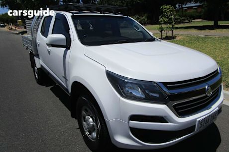 White 2018 Holden Colorado Crew Cab Chassis Ls (4X2)