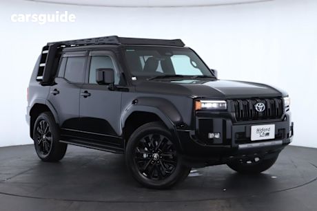 Black 2025 Toyota Landcruiser Prado Wagon Vx Frosted White